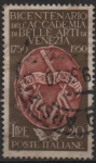 Stamps Italy -  Bicentenario d' l' Academia d' Bellas Artes d' Venecia