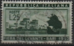 Stamps Italy -  16º Feria d' Levante, Caravela y entrada d' l' Feria