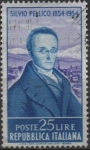 Stamps Italy -  Silvio Pellico