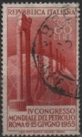 Stamps Italy -  4º Congreso Mundial d' Petróleo en Roma