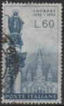 Stamps Italy -  Virgen María y Santuario d' Lourdes