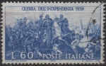 Stamps Italy -  Vittorio Emanuel II en l' Batalla d' Palestro