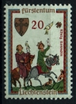 Stamps Liechtenstein -  serie- Trobadores