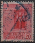 Stamps Italy -  Loggia dei Mercanti. Bolonia