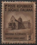 Stamps Italy -  iglesia d' San Ciriaco d' Ancona