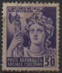 Stamps Italy -  Estatua d' l' 