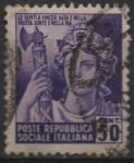 Sellos de Europa - Italia -  Estatua d' l' 