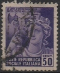 Stamps Italy -  Estatua d' l' 