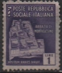 Stamps Italy -  Abadia d' Monte Casino