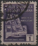 Stamps Italy -  Abadia d' Monte Casino