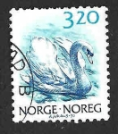 Sellos de Europa - Noruega -  881 - Cisne