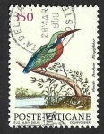 Stamps Vatican City -  833 - Martín Pescador