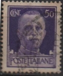 Stamps Italy -  Vittorio Emanuel III