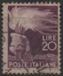 Stamps Italy -  Antorcha