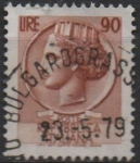 Stamps Italy -  Moneda Syracuse