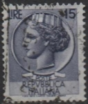 Stamps Italy -  Moneda Syracuse