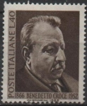 Stamps Italy -  Benedetto Croce