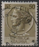 Stamps Italy -  Moneda Syracuse