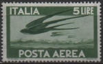 Stamps Italy -  Golondrinas en Vuelo