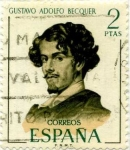 Stamps Spain -  Gustavo Adolfo Becquer