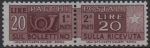 Stamps Italy -  Cuerno d' Correos y Cifras 