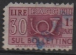 Stamps Italy -  Cuerno d' Correos y Cifras 