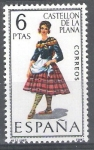 Sellos de Europa - Espa�a -  Trajes típicos españoles. Castellon de la Plana.