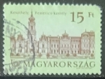 Stamps Hungary -  Festetics Castle, Keszthely