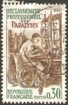 Stamps France -  Discapacitado trabajando