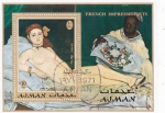 Stamps United Arab Emirates -  PINTURA DESNUDOS