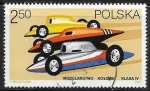 Stamps Poland -  Coches - Coches de carreras