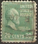 Stamps United States -  james a. garfield