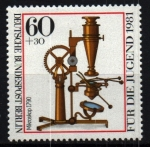 Stamps Germany -  serie- Pro-juventud, instrumentos ópticos