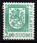 Stamps Finland -  Escudo nacional