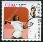 Sellos de America - Cuba -  Moscú '80