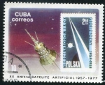 Stamps Cuba -  Aniv. Satélite Artificial