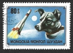 Sellos de Asia - Mongolia -  1035 - Laika