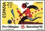 Stamps Spain -  2964 - Barcelona '92 - Atletismo