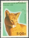 Stamps : Africa : Republic_of_the_Congo :  Red Abyssinian