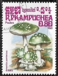 Sellos de Asia - Camboya -  Setas - Amanita panterina