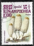 Sellos de Asia - Camboya -  Setas . Coprinus comatus