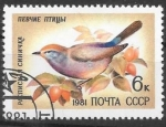 Stamps Russia -  aves