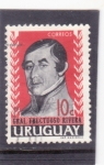 Sellos de America - Uruguay -  Gral Fructuoso Rivera