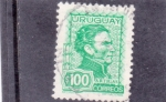 Sellos de America - Uruguay -  General Artigas 