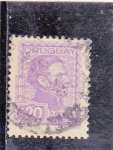 Stamps Uruguay -  General Artigas 