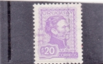 Stamps Uruguay -  General Artigas 