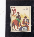 Stamps Malta -  EUROPA CEPT