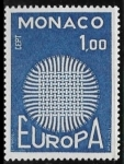 Stamps Monaco -   Europa (C.E.P.T.) 1970 - Sol flameante