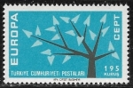 Sellos del Mundo : Asia : Turqua :   Europa (C.E.P.T.) 1962 - Arbol