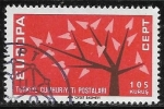 Sellos del Mundo : Asia : Turqua : Europa (C.E.P.T.) 1962 - Arbol